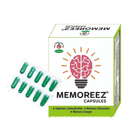 MEMOREEZ CAPSULES: Ayurvedic/Natural Capsules Useful in Improving Concentration