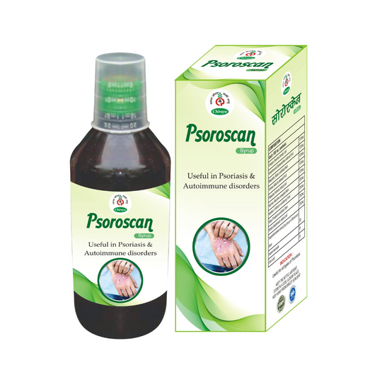 PSOROSCAN SYRUP: Ayurvedic/Natural Syrup Useful in Types of Psoriasis