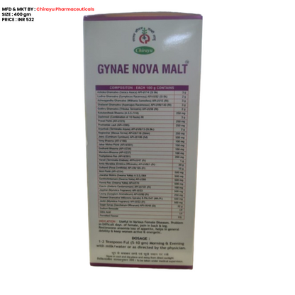 GYNAE NOVA MALT: Ayurvedic / Natural Malt For Women