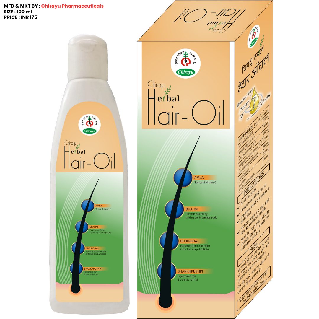 Chirayu's Herbal Hair Oil Combo for All Hair Types